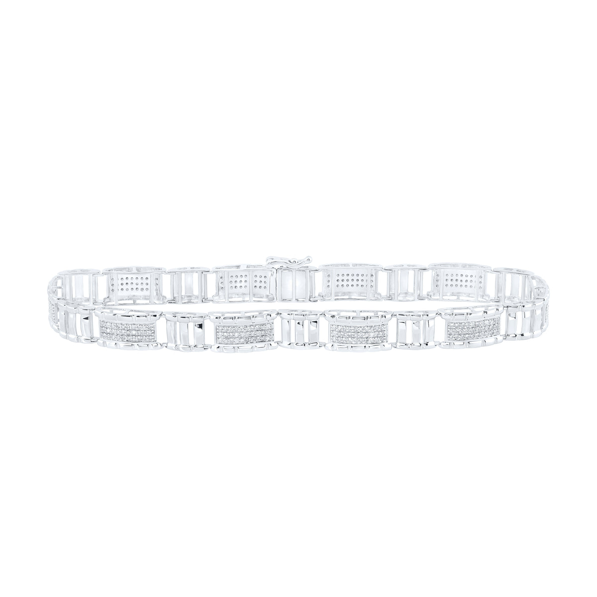 1 1/4CTW-DIA NK (7.80MM) MENS BRACELET 8.5 INCH