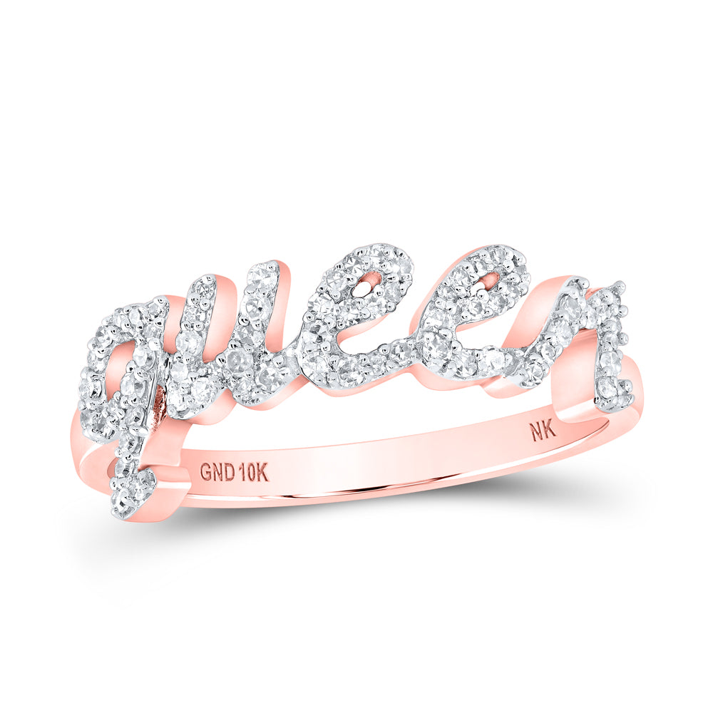 1/5CTW-DIA NK QUEEN RING