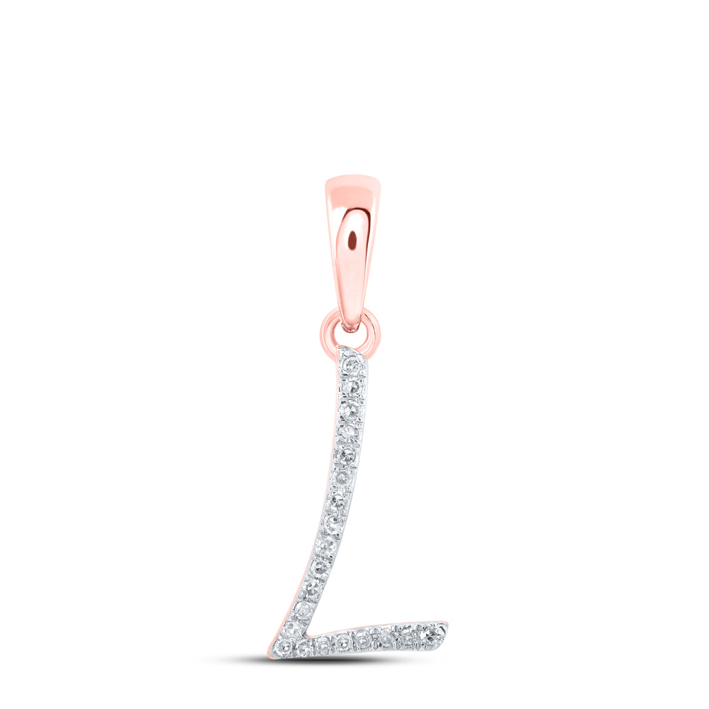 1/20CTW-DIA P1P2 GIFT INITIAL "L" PENDANT