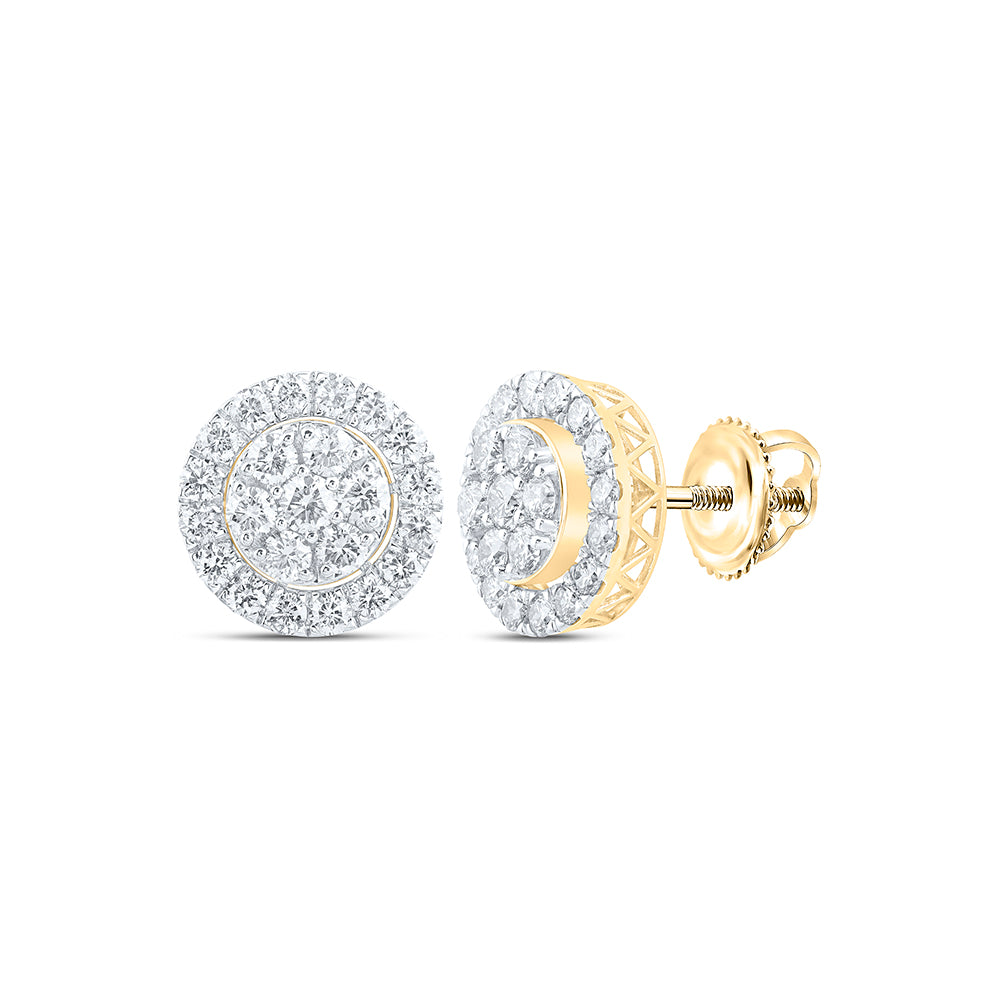 3 3/8CTW-DIA NK ROUND SHAPE EARRING