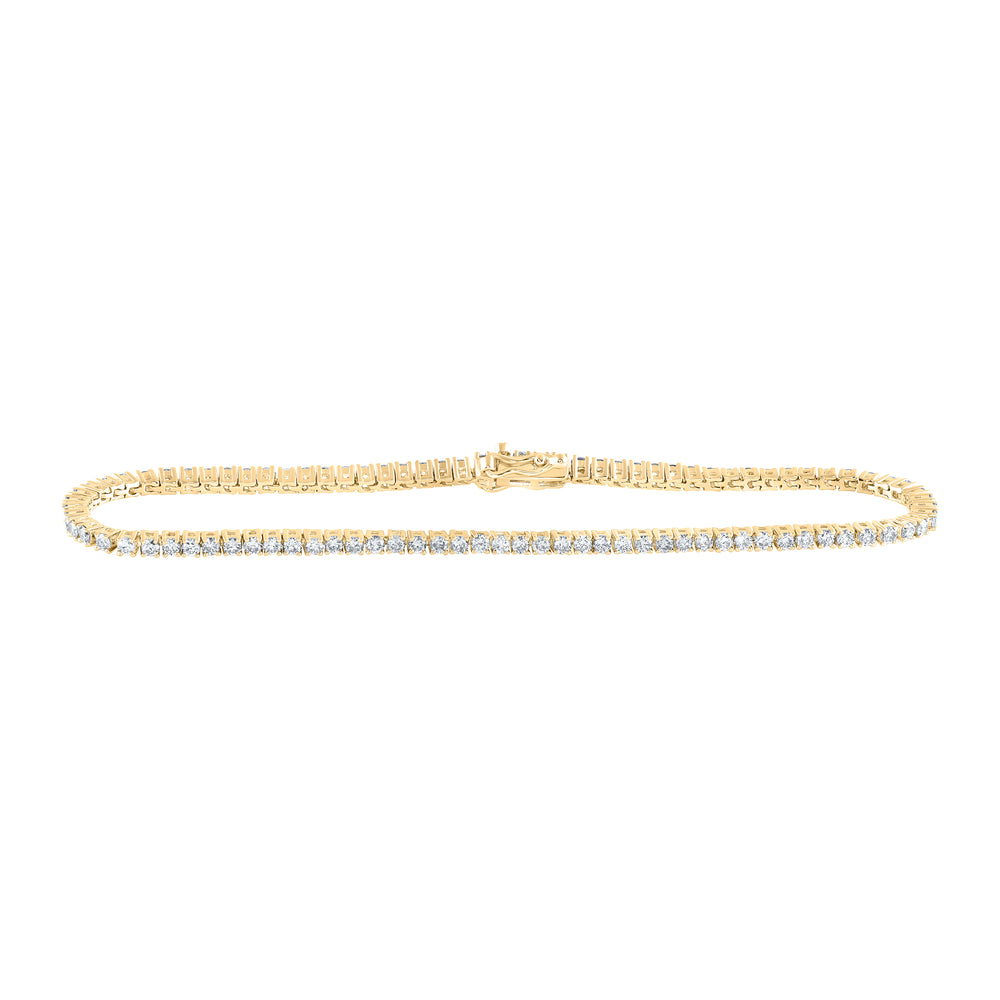 2CTW-DIA NK LADIES BRACELET (7 INCH)