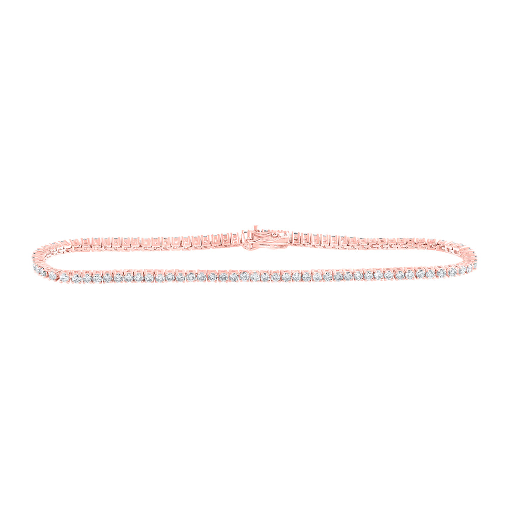 2CTW-DIA NK LADIES BRACELET (7 INCH)