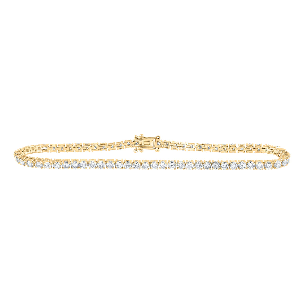 4CTW-DIA NK LADIES BRACELET (7 INCH)