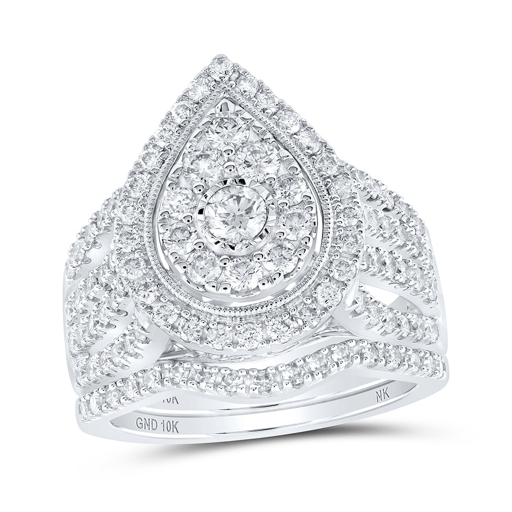 1 1/2CTW-DIA NK BRIDAL SET