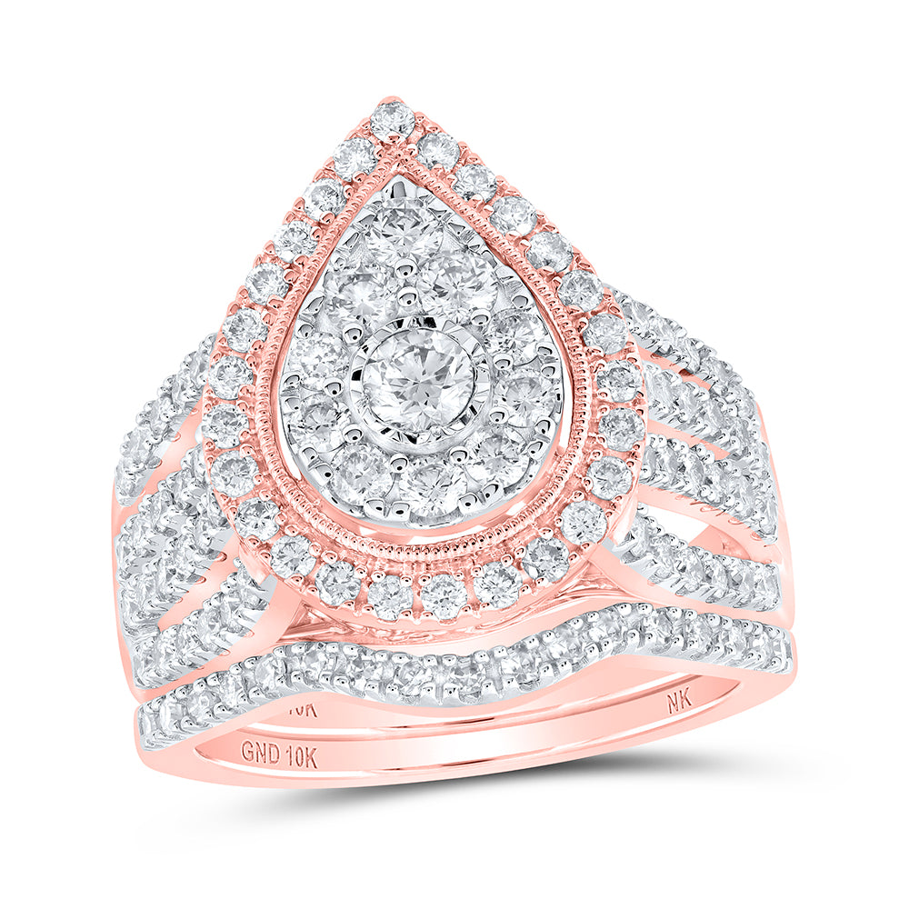 1 1/2CTW-DIA NK BRIDAL SET