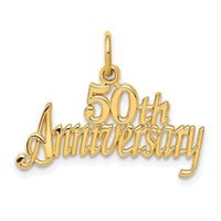 Load image into Gallery viewer, 14k 50th ANNIVERSARY Charm
