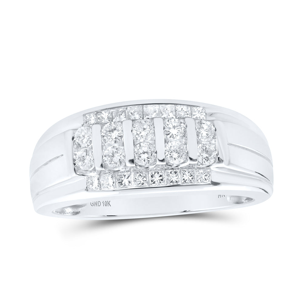 3/4CTW-DIA NK MENS RING