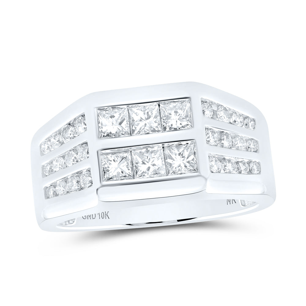 1 1/2CTW-DIA NK MENS RING