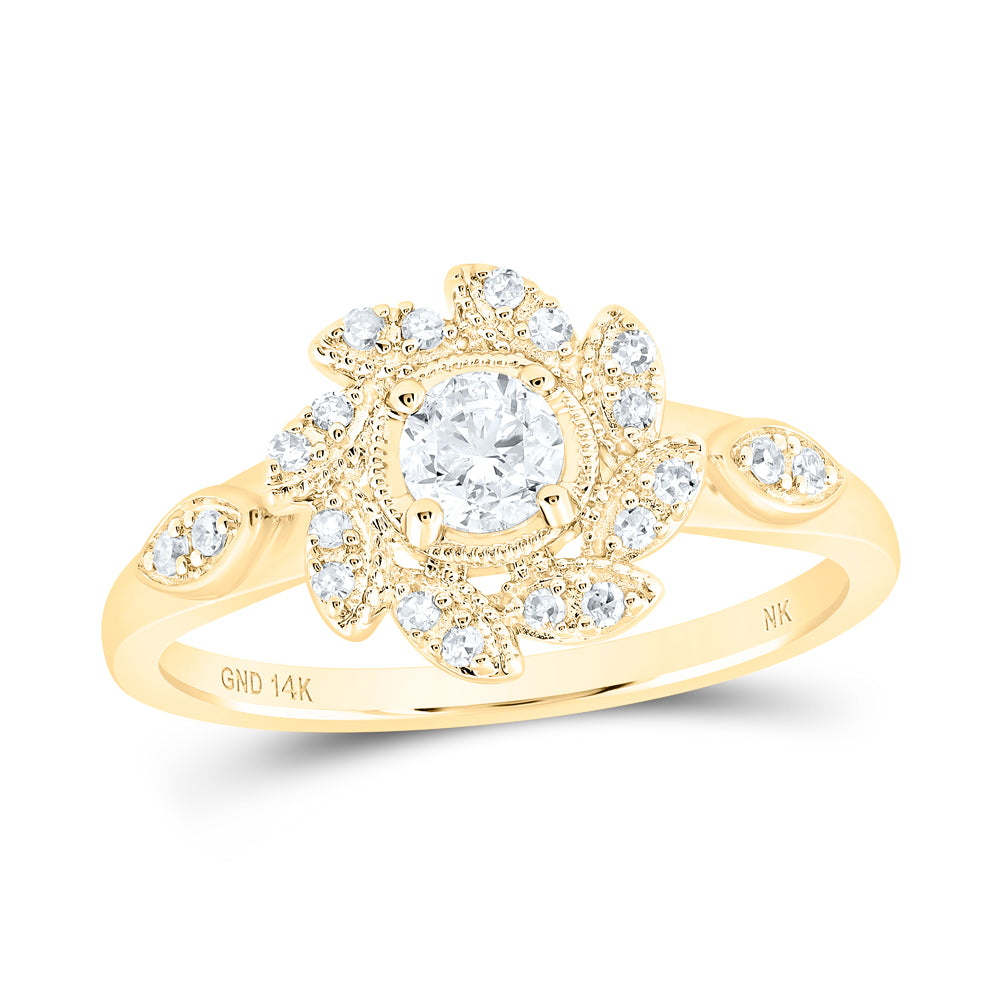 3/8CTW-DIA NK 1/3CT-CRD ENGAGEMENT RING