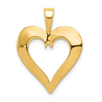 Load image into Gallery viewer, 14K Polished Heart Pendant
