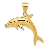 Load image into Gallery viewer, 14k Dolphin Pendant
