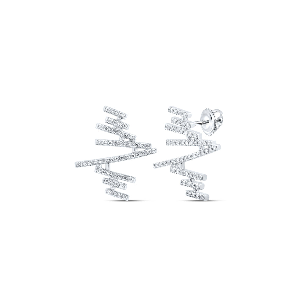 1/3CTW-DIA NKE TRENDY EARRING