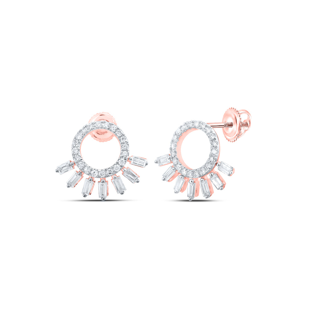 1/2CTW-DIA NKE TRENDY EARRING