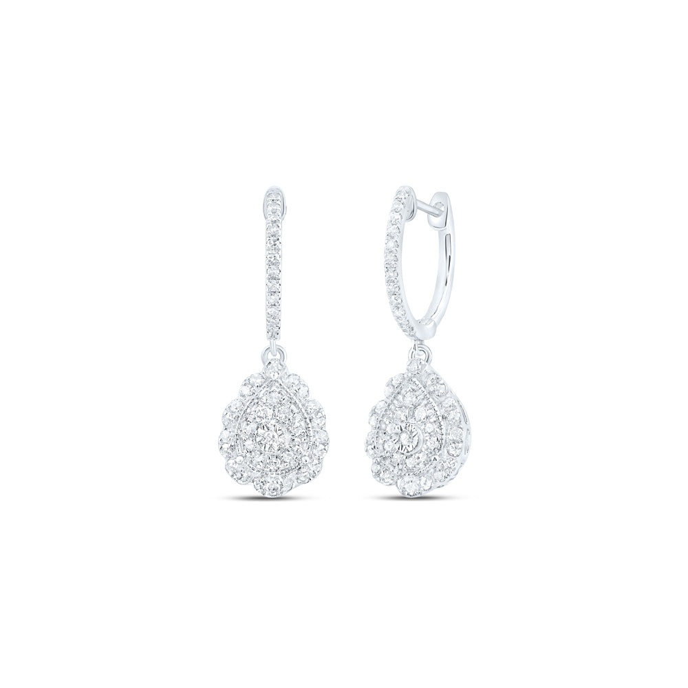 1/2CTW-DIA NK DANGLING EARRING