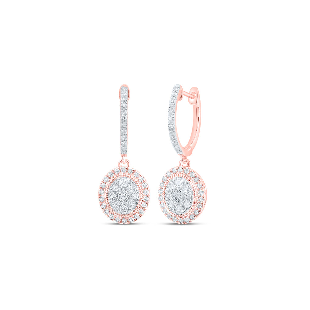 5/8CTW-DIA NK DANGLING  EARRING