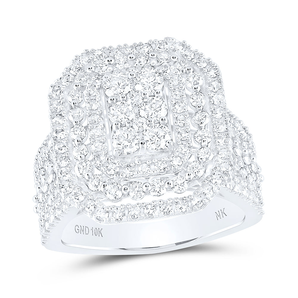 2CTW-DIA NK FASHION BRIDAL RING