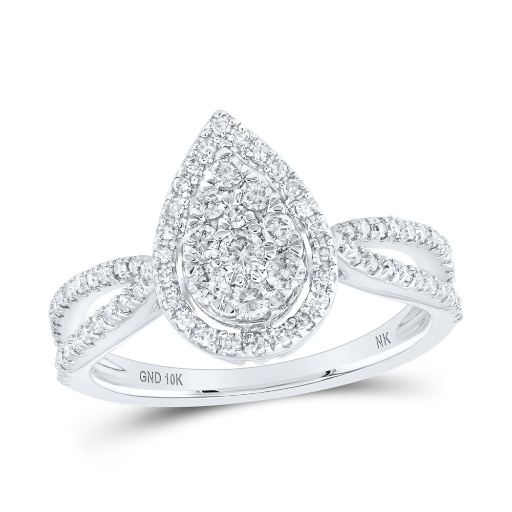 1/2CTW-DIA NK FASHION RING