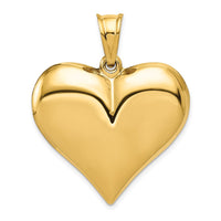Load image into Gallery viewer, 14K Polished 3-D Puffed Heart Pendant
