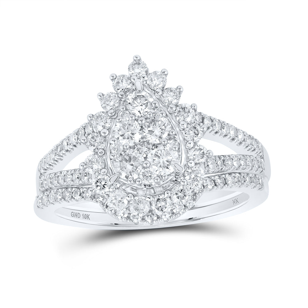 1 CTW-DIA NK BRIDAL SET