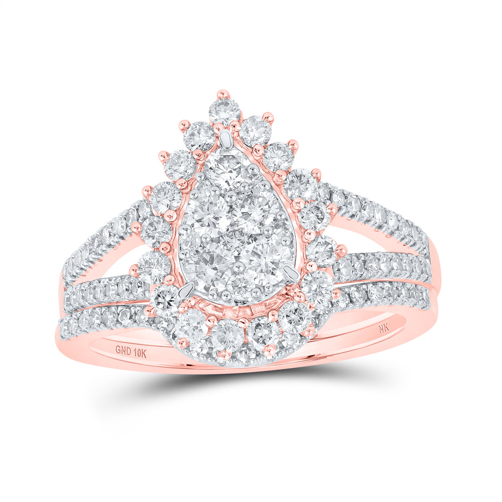 1 CTW-DIA NK BRIDAL SET