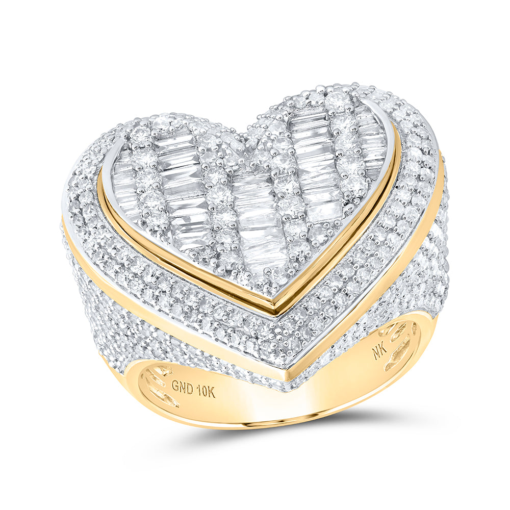 2 5/8 CTW-DIA NK HEART RING