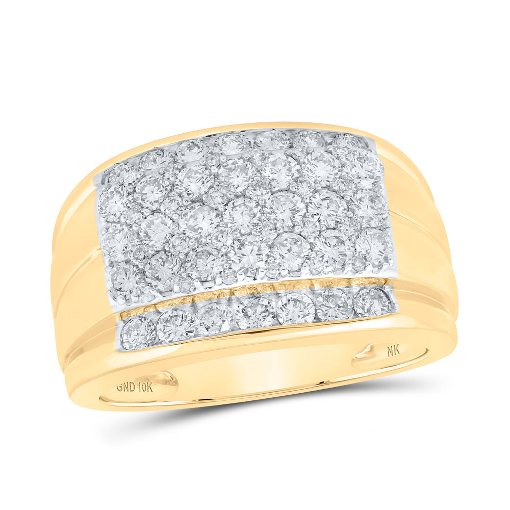 2CTW-DIA NK MENS RING