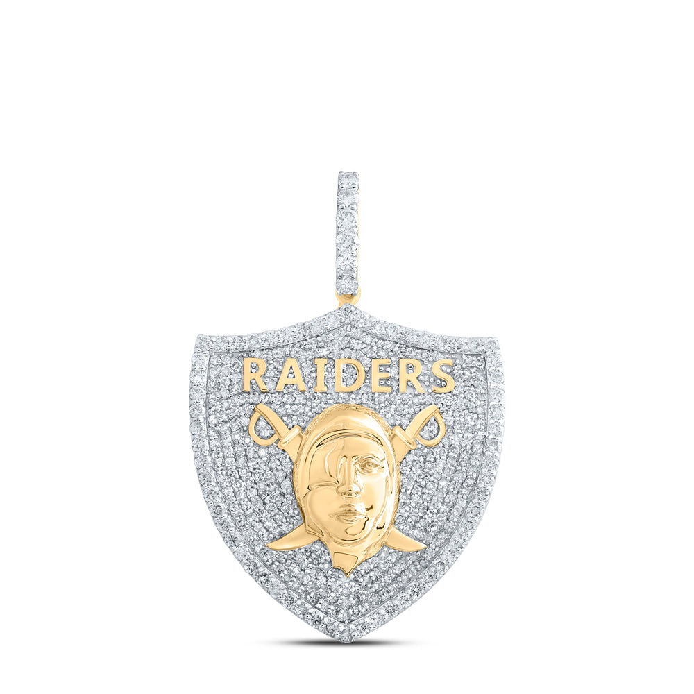 2 1/3 CTW-DIA NK RAIDERS MENS CHARM