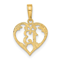 Load image into Gallery viewer, 14k 13 in Heart Cut-out Pendant
