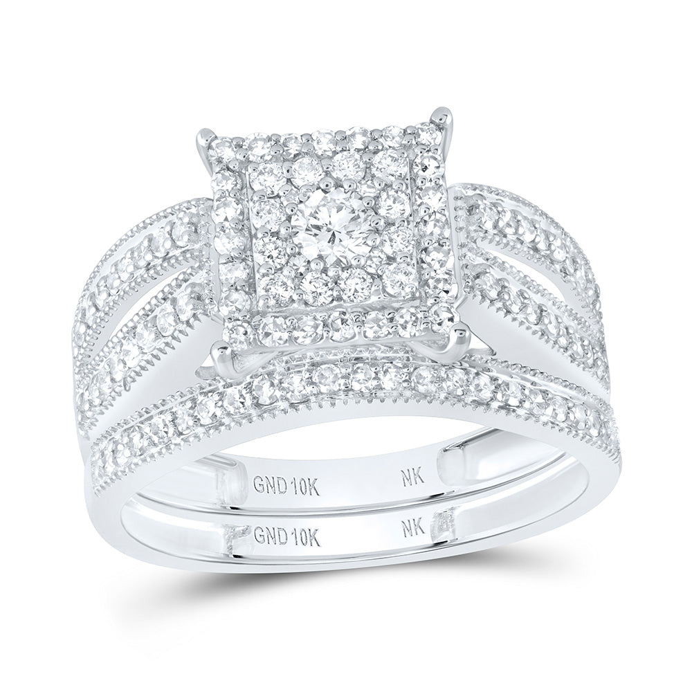 3/4CTW-DIA NK BRIDAL SET