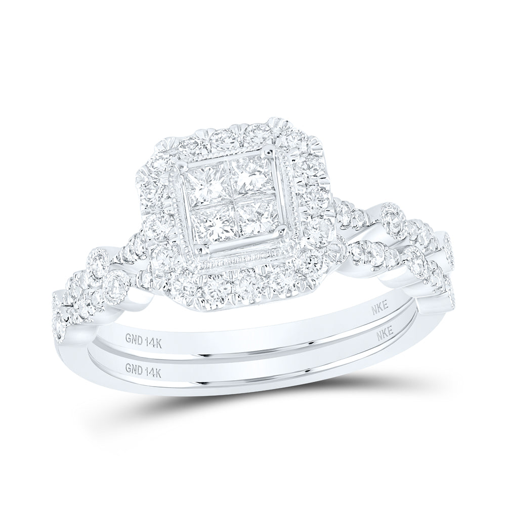 3/4CTW-DIA NKE BRIDAL SET