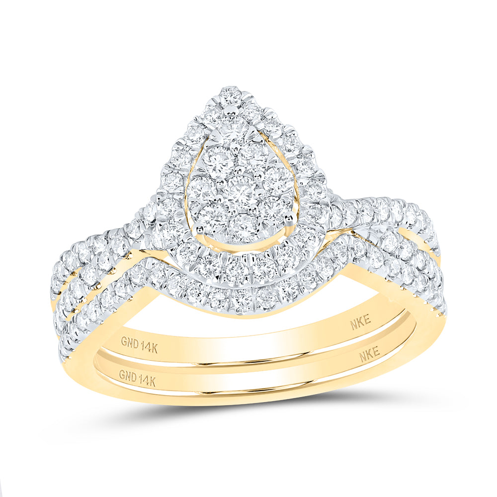 3/4CTW-DIA NKE BRIDAL SET