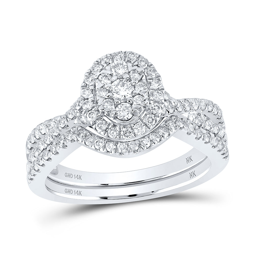 3/4CTW-DIA NKE BRIDAL SET