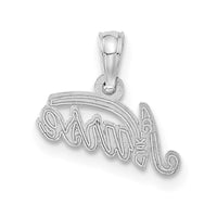 Load image into Gallery viewer, 14K White Gold Nurse Pendant
