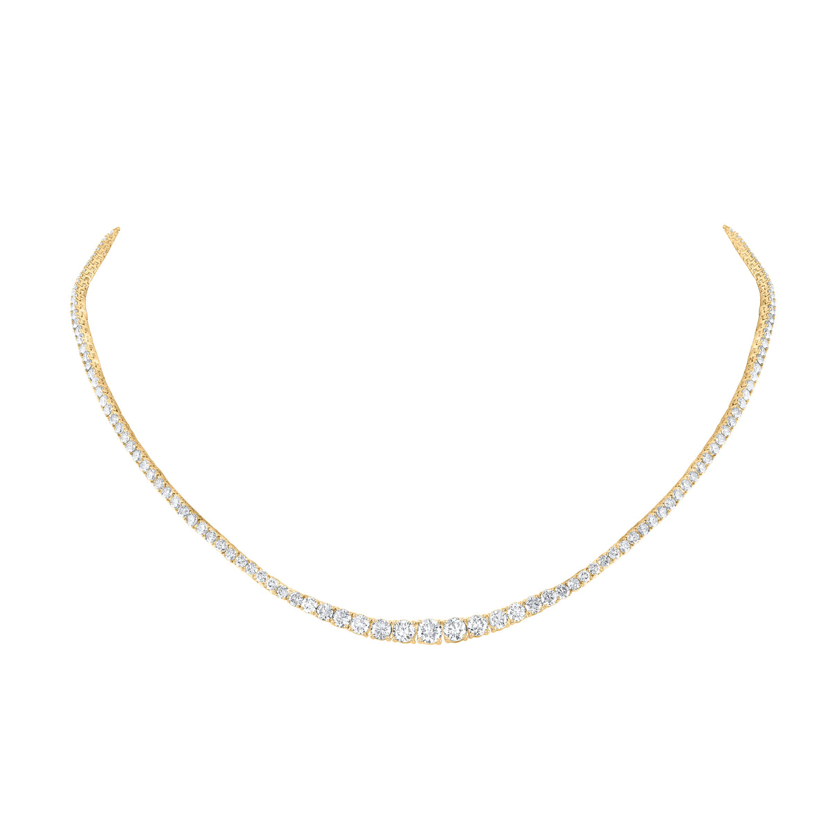7 1/5CTW-DIA NK NECKLACE (16 INCH)