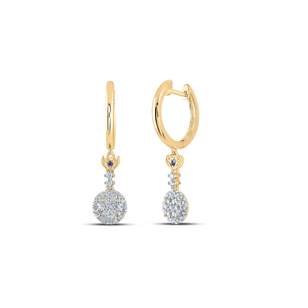 1/2CTW-DIA ANA M DANGLING EARRING