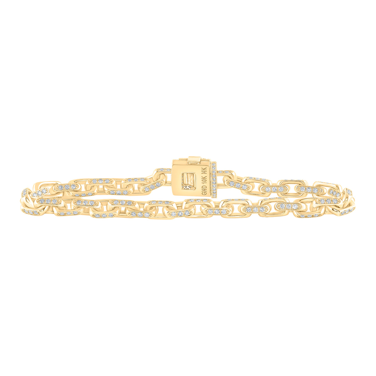3 3/4CTW-DIA NK MENS BRACELET (8.5 INCH)
