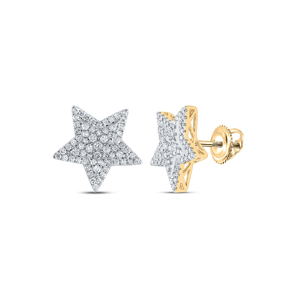 1CTW-DIA NKE STAR EARRING
