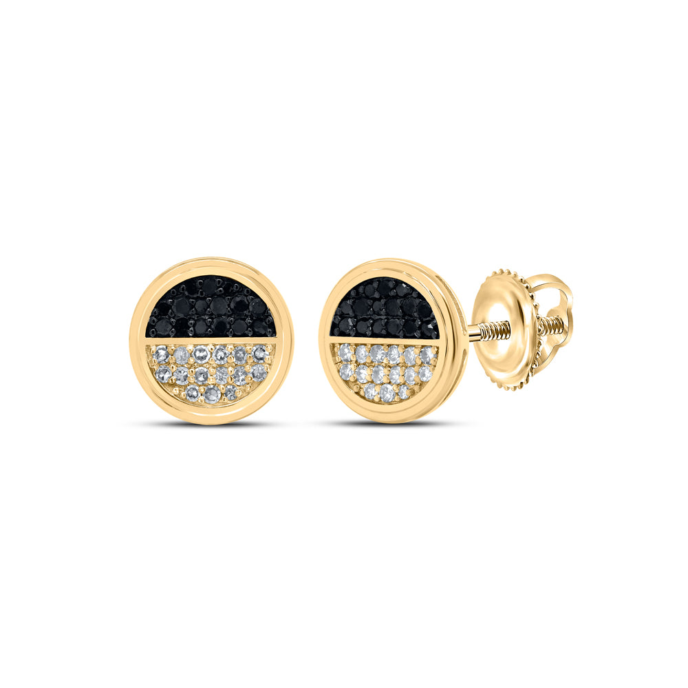 1/4CTW-DIA NK ROUND SHAPE EARRING