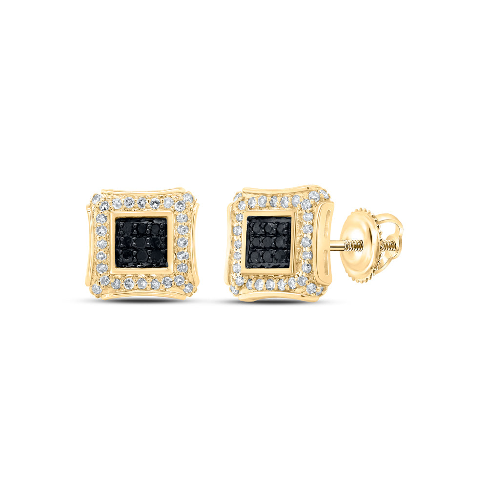 1/4CTW-DIA NK SQUARE EARRING