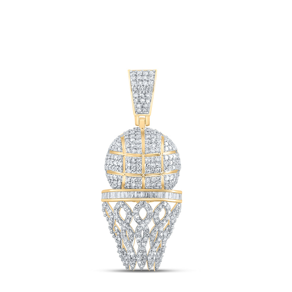 1 7/8CTW-DIA NK MENS CHARM