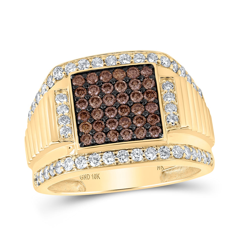 1 5/8CTW-DIA NK MENS RING