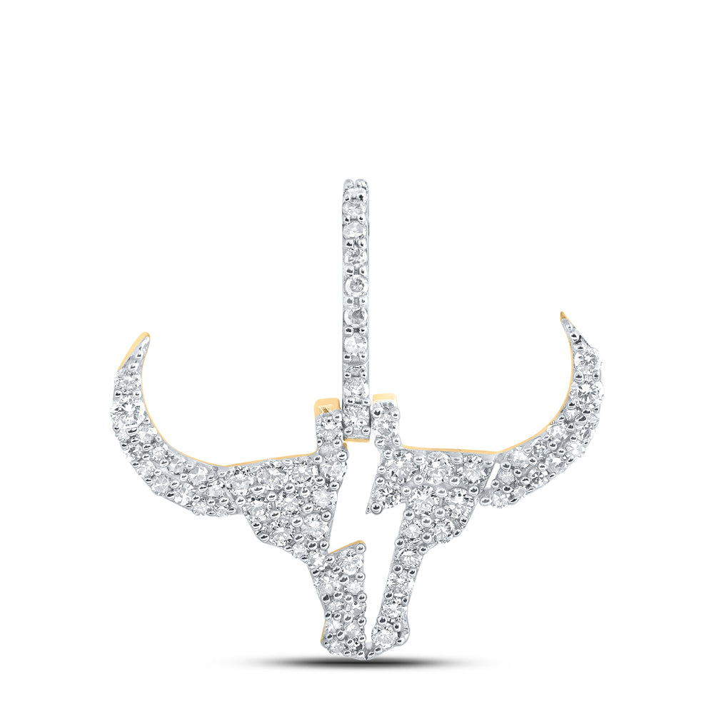 1/2CTW-DIA NK MENS CHARM