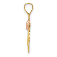 Load image into Gallery viewer, 14k Yellow and Rose Gold #1 MADRE Pendant
