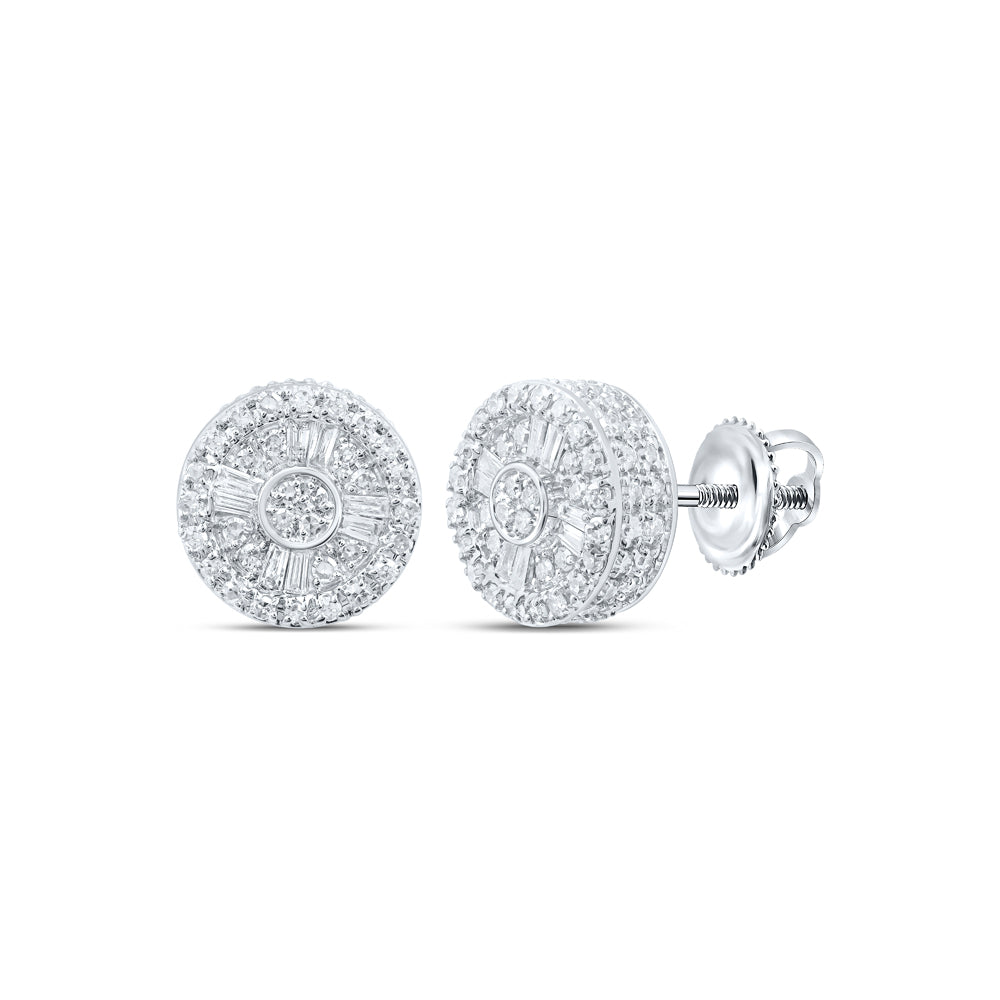 1/2CTW-DIA NK ROUND SHAPE EARRING
