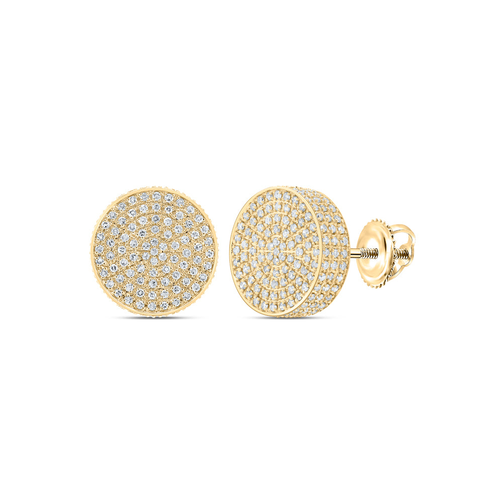 7/8CTW-DIA NK ROUND SHAPE EARRING