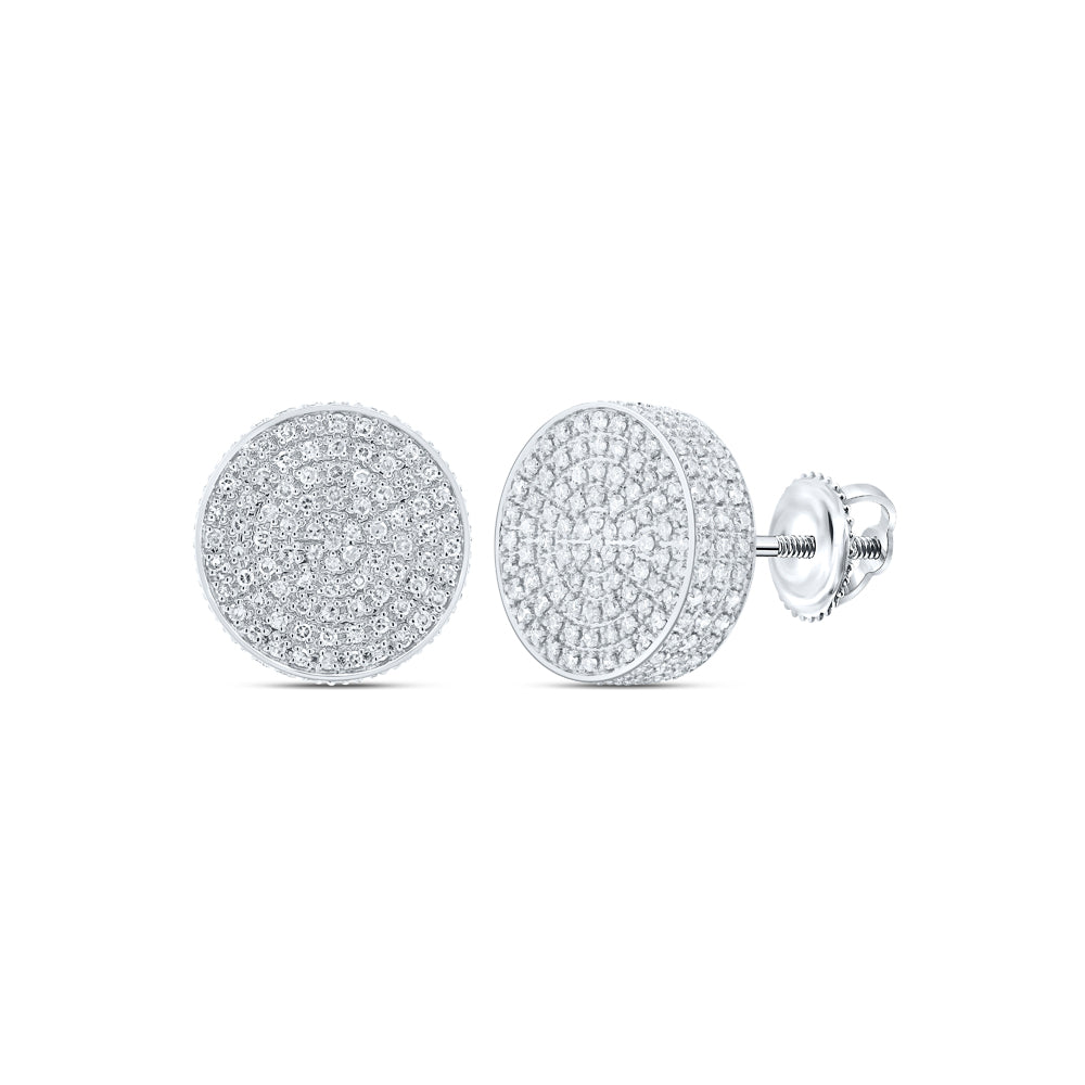 7/8CTW-DIA NK ROUND SHAPE EARRING