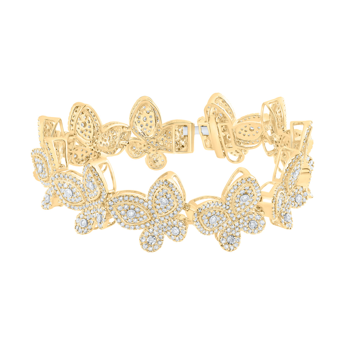 5 CTW-DIA NK BUTTERFLY BRACELET(7 INCH)