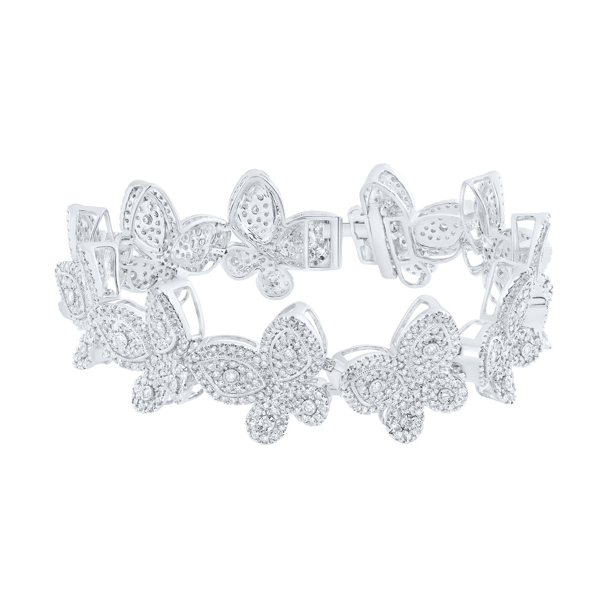 5 CTW-DIA NK BUTTERFLY BRACELET(7 INCH)