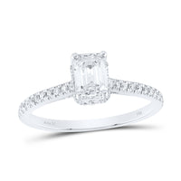 Load image into Gallery viewer, 1CTW-DIA ANA M 3/4CT-EM ENGAGEMENT RING

