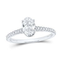 Load image into Gallery viewer, 1CTW-DIA ANA M 3/4CT-OV ENGAGEMENT RING
